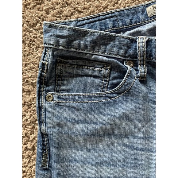 BKE Jeans Men Size 34S Medium Wash Blue Derek Straight Leg Denim 34x26 - Picture 5 of 14